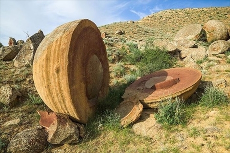 カザフスタンの岩